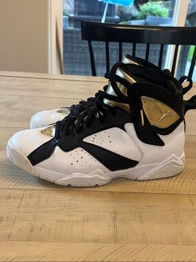 Jordan 7 Champagne White/Black/Gold